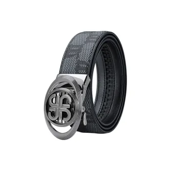 MILLIE'S Polyvinyl Chloride Leather Belts Men's Width 3.5cm