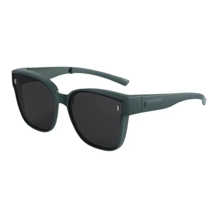 LASHION TR/Memory Plastic Square Sunglasses Unisex-8