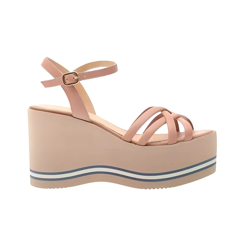 Paloma Barceló One Strap Sandals Women's Pink-1
