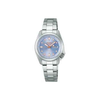 SEIKO 5 Sports SKX Collection Automatic Mechanical Movement Stainless Steel Strap Watch 28mm Women's Watch Blue Dial