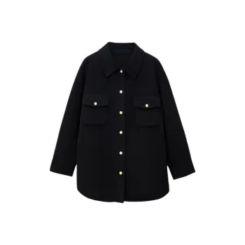 INSUN Velvet Jackets Women's Black