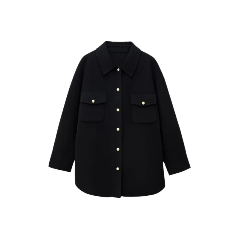 INSUN Velvet Jackets Women's Black-0