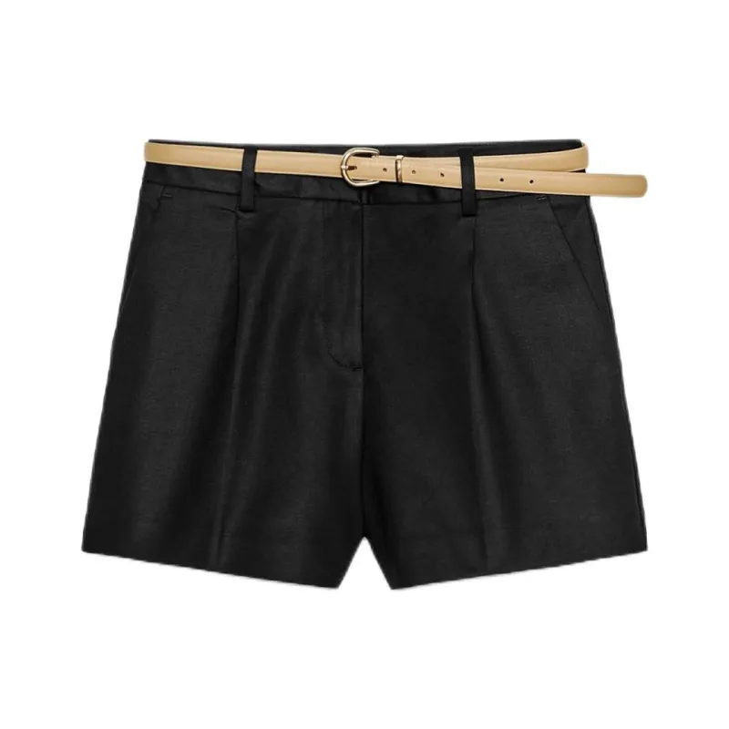ZARA Casual Shorts Women's Black-0