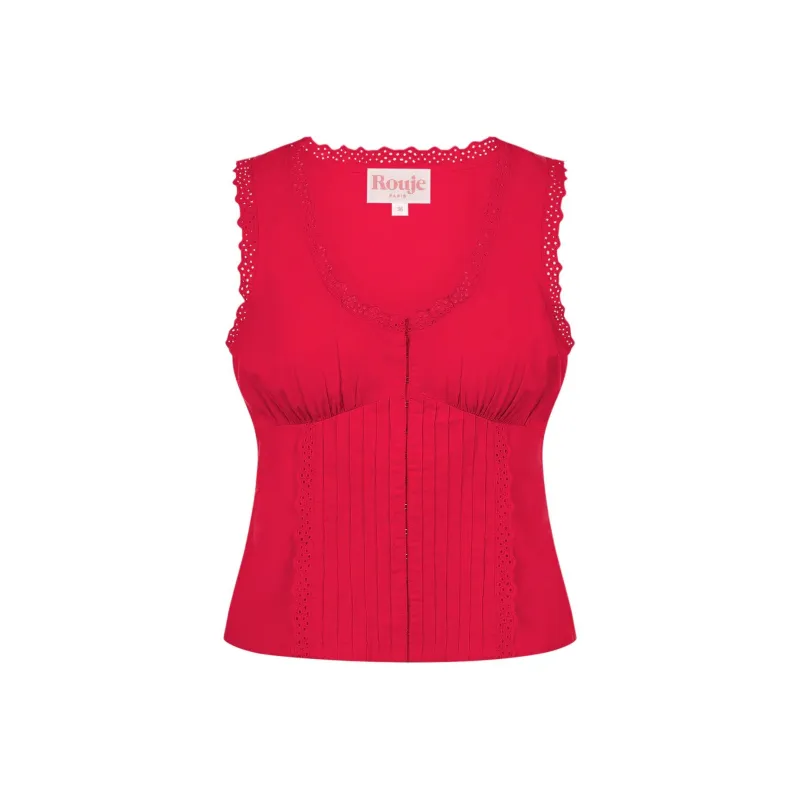Rouje Tank Tops Women's Red-0