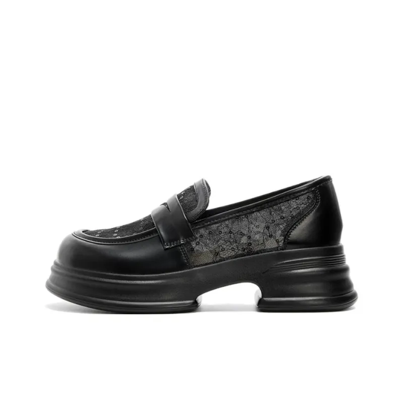 DAPHNE Loafers Women's Unlined Mesh Black, Unlined Mesh Beige-0