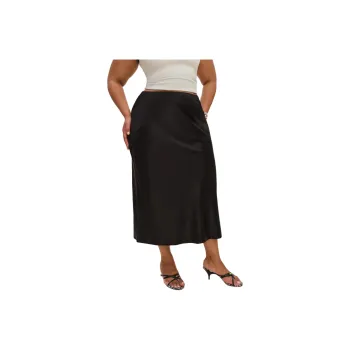 REFORMATION Layla Satin Skirt Es Casual Long Skirt Women's