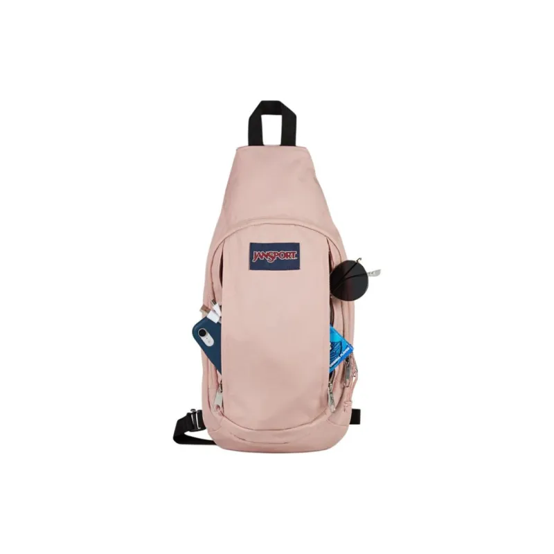 JanSport Polyester Sling Bag Women's Pink-1