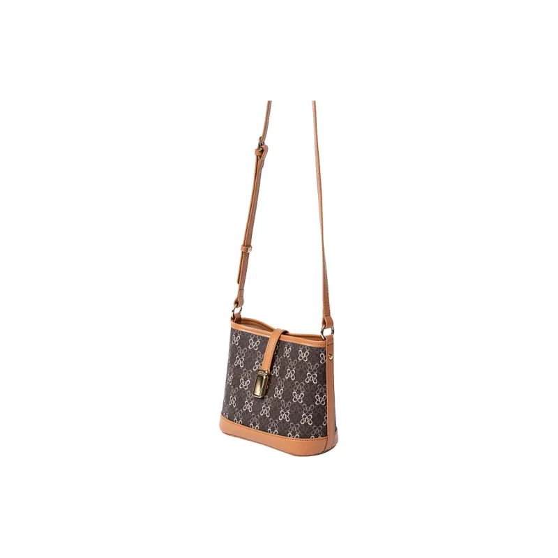 OMI PVC With Synthetic Leather Bucket Bags Crossbody Bag, Shoulder Bag Women's Multicolor-7