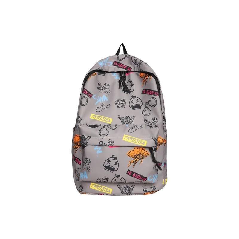 LEXI Nylon Backpack Unisex Multicolor-6