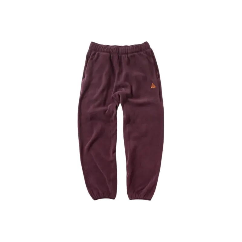 Nike Knitted Sweatpants Men's Burgundy-0