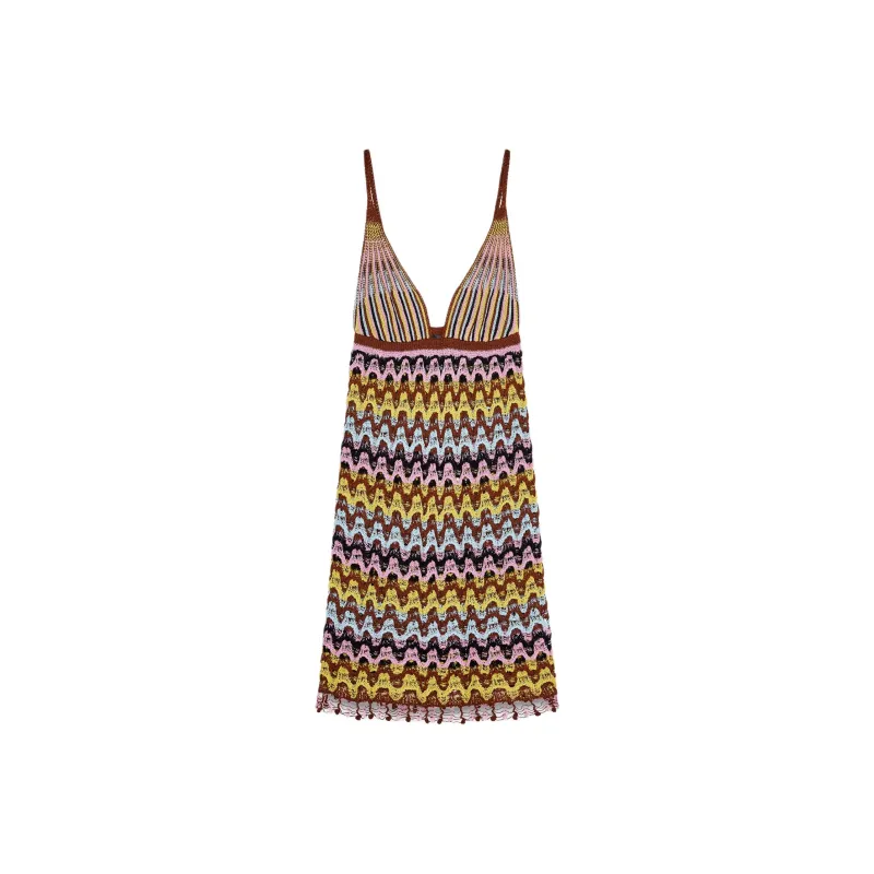 ZARA Slip Dresses Women's Multicolor-0