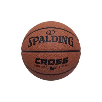 SPALDING TF Collection CROSS PU Basketball Red Brown Size 7 Training Competition Unisex