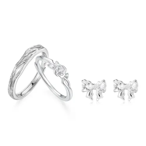 TRUE ME Alloy Stud Earrings Unisex