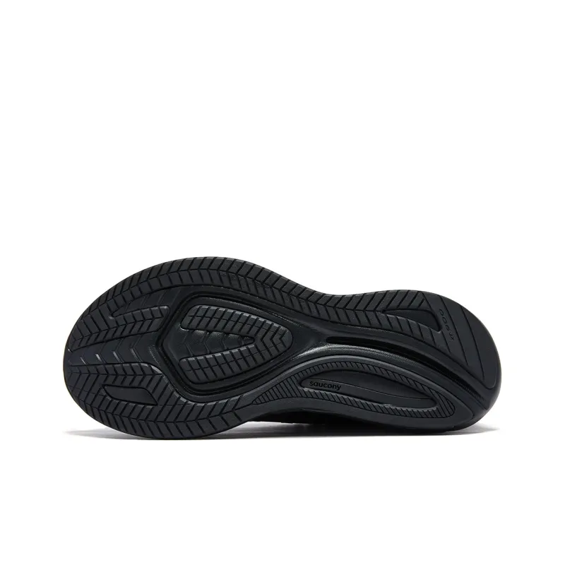 Saucony VESSEL 2 Anti Slip Wear Resistant Low Top Running Shoes Unisex Black-4
