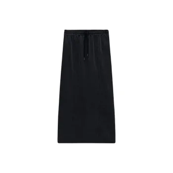 INSUN Denim Long Skirts Women's Black