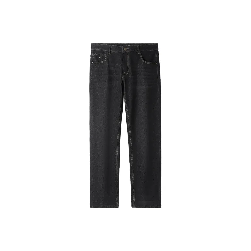 HLA Jeans Men Black Denim Gradient Dark 2D-0