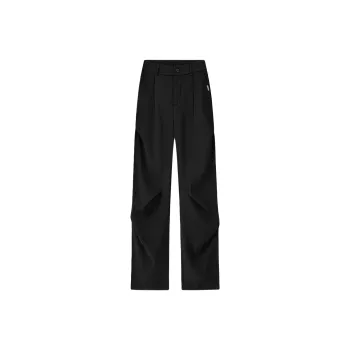 SAME FLOW Casual Pants Unisex Black