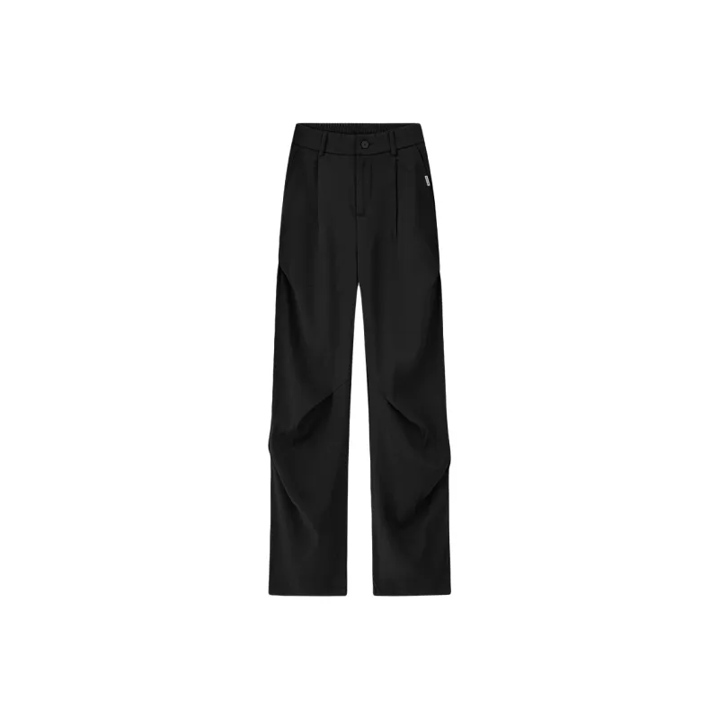 SAME FLOW Casual Pants Unisex Black-0