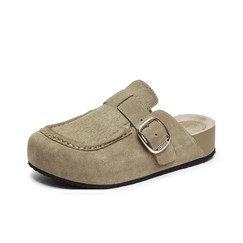 Staccato Rubber Sole Slip Resistant Closed Toe Slippers Women's-6
