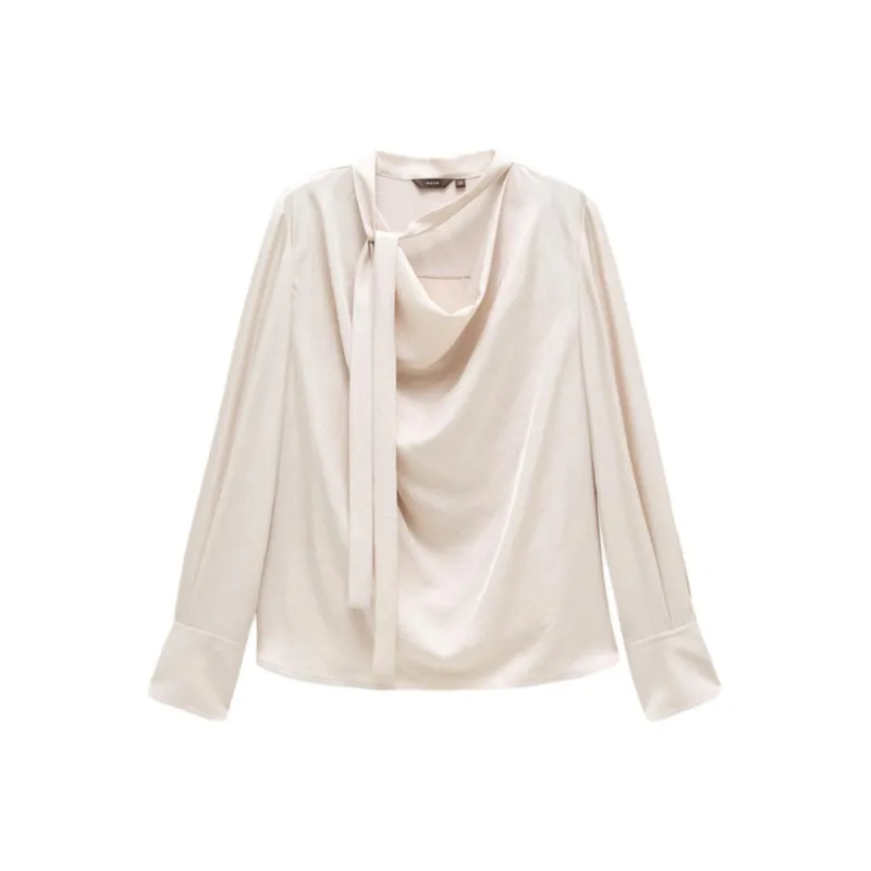 INSUN Shirts Women's Beige-0