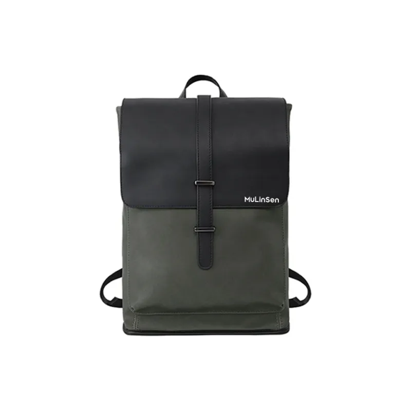 Mulinsen PU Backpack Men's Black-2
