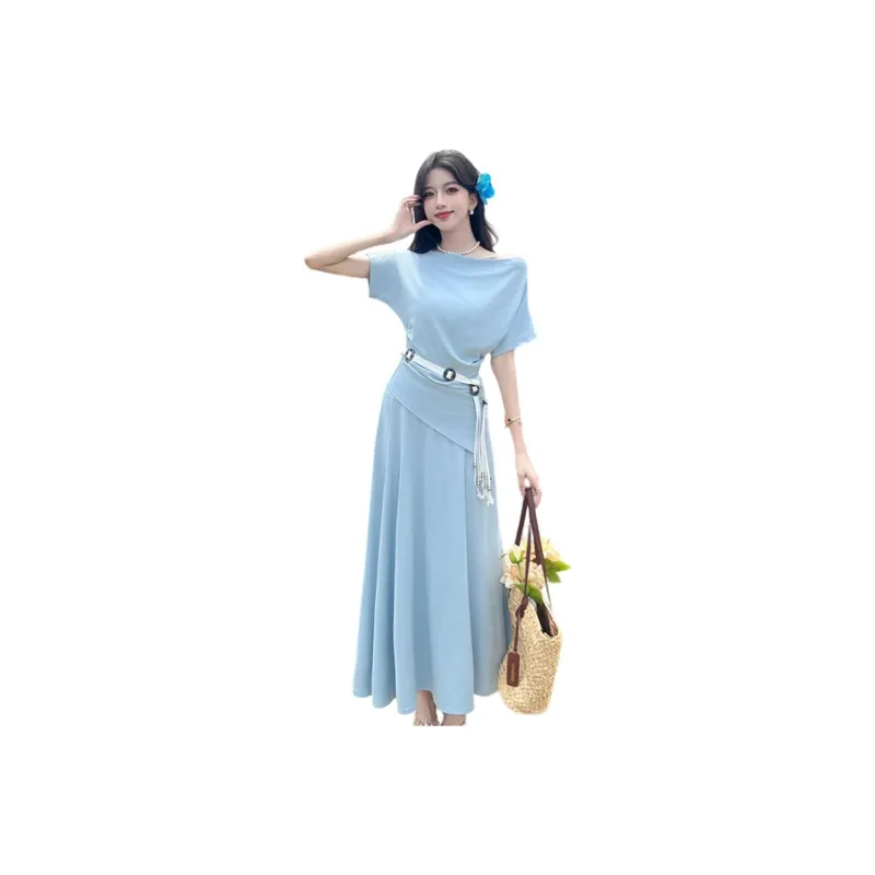 FLIM Two Piece Skirt Sets Women's-0