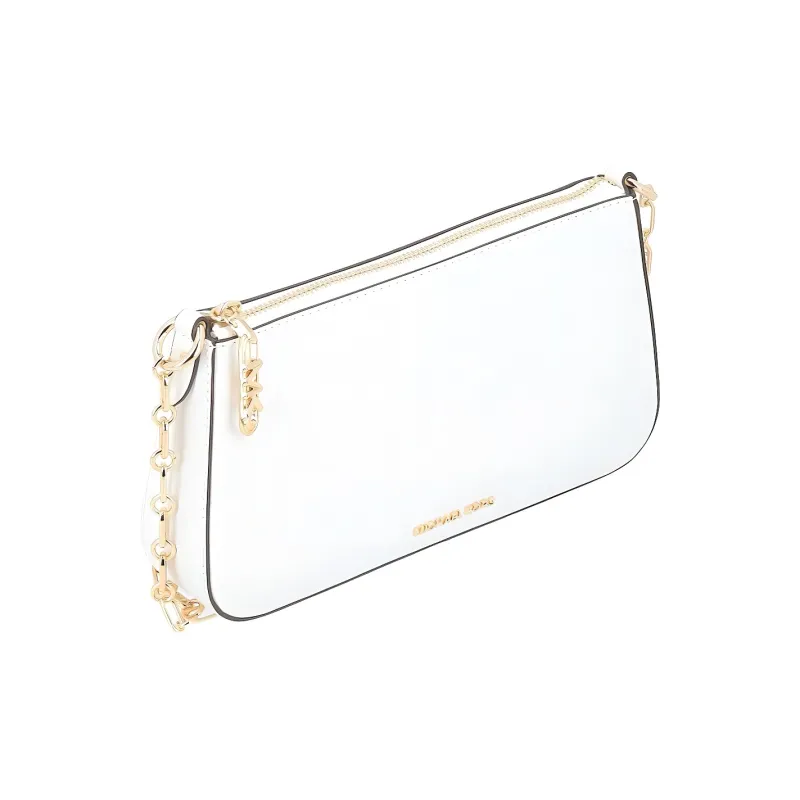 MICHAEL KORS Leather Handbag, Shoulder Bag Regular Women's White-3