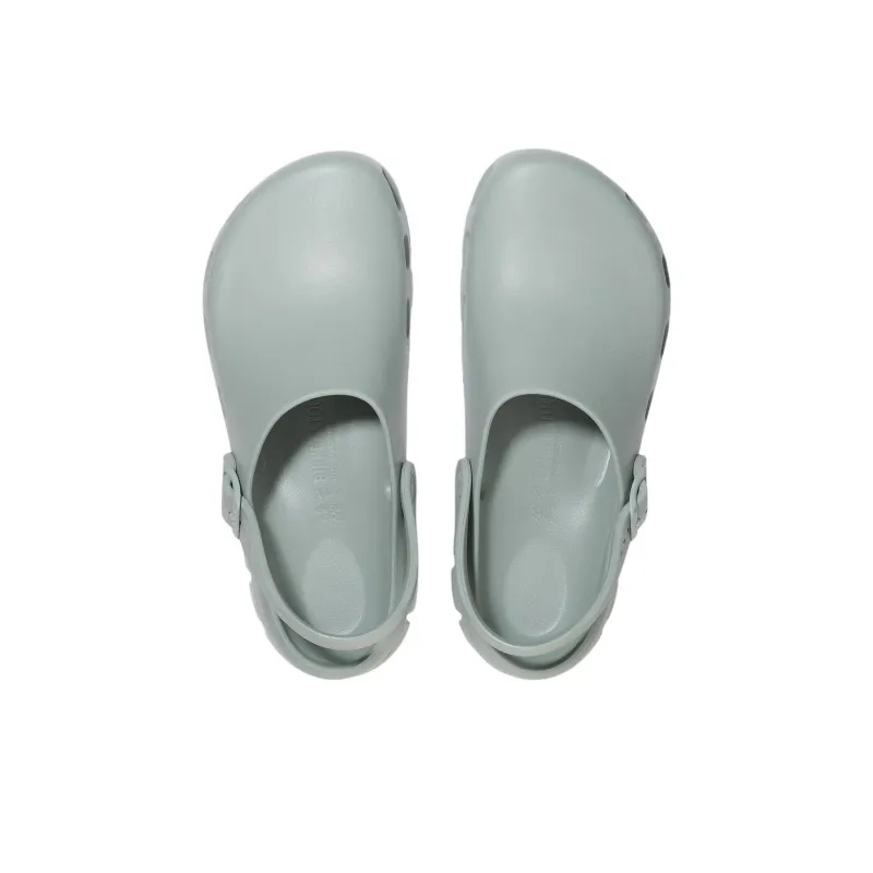 Birkenstock Birki Flow Clogs Unisex Gray Green Regular Loose Fit-3