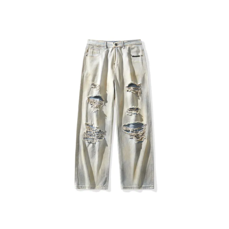 MindBridge Jeans Unisex Yellow Mud-0