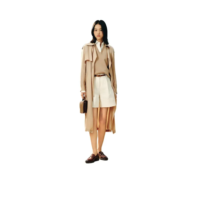 INSUN Jackets Women's Light Khaki-0