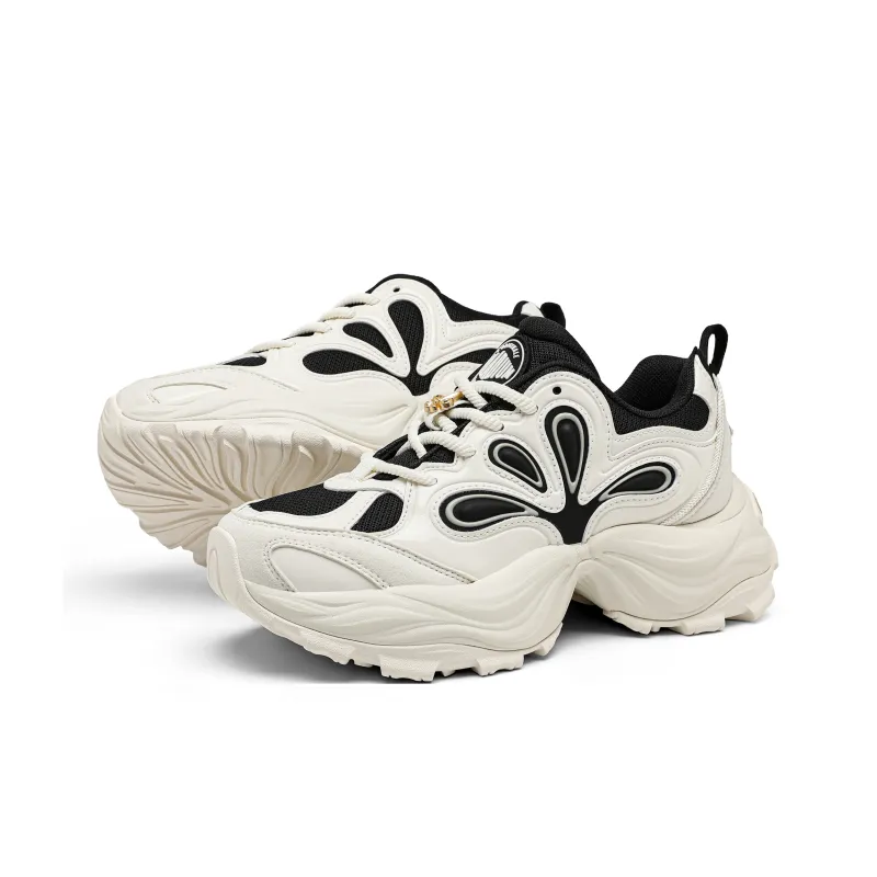 Palladium Low Top Chunky Sneakers Unisex Black White-3