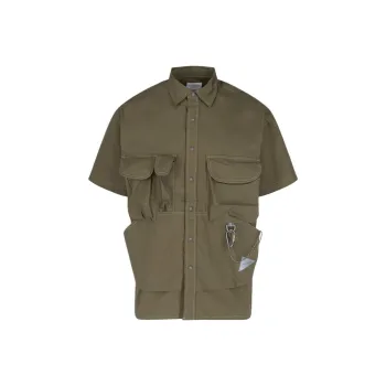 And Wander Shirts Men Olive