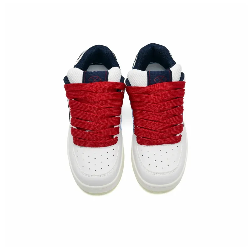 OAOQ Slip Resistant Cushioning Abrasion Resistant Lightweight Breathable Low Top Skateboard Shoes Unisex-15