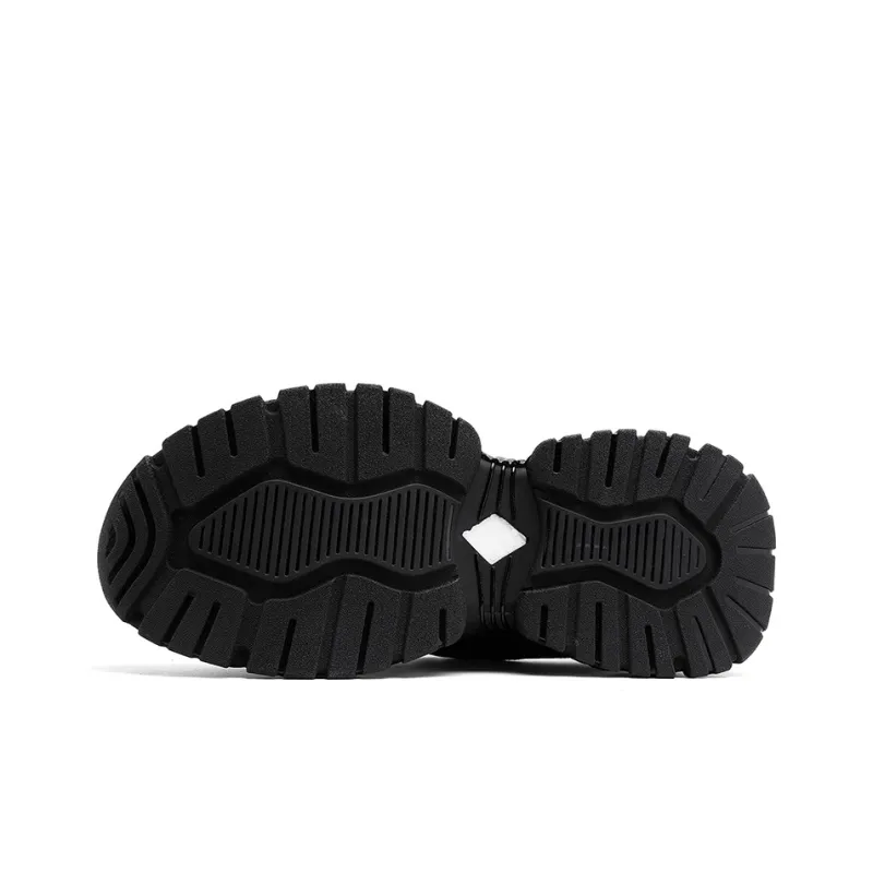 K bird Abrasion Resistant Lightweight Height Increasing Low Top Chunky Sneakers Men's-4