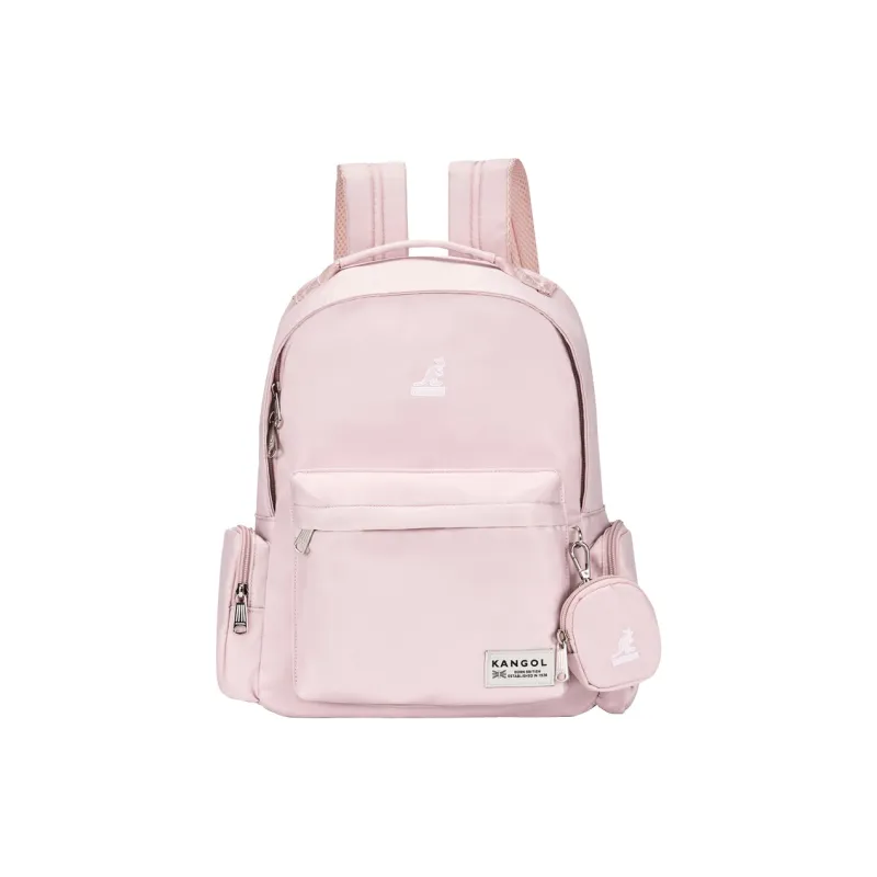 KANGOL Fabric Backpack Tubas Unisex Glacier Blue/Black/Milkshake Pink/Ivory White/Gold Brown-6