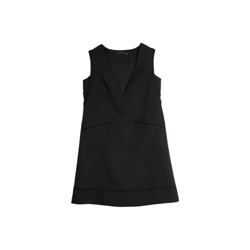 ELLE Sleeveless Dresses Women's Black-0