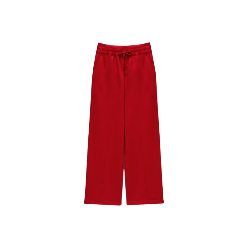 INSUN Casual Pants Women's True Red-0