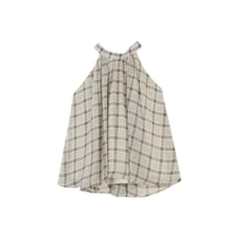 ELLE Shirts Women's Coffee Plaid