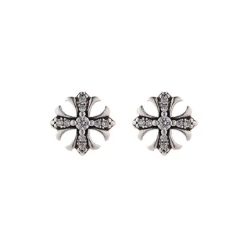 Quarqor Brass Stud Earrings Unisex