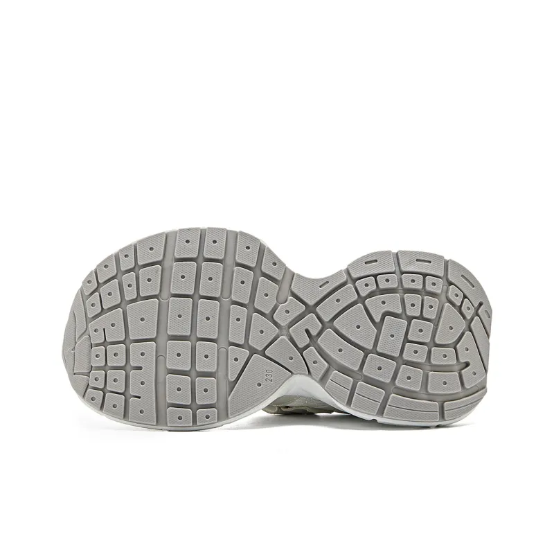 La Chapelle Anti Slip Wear Resistant Low Top Chunky Sneakers Women's Gray-7