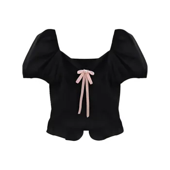ABCMININ Shirts Women's Black