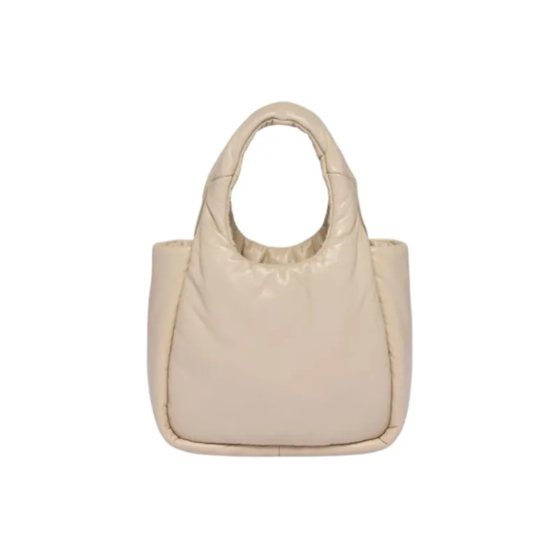 PRADA Leather Handbag Trumpets Women's Desert Beige-1