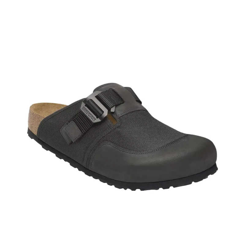 Birkenstock EVA Abrasion Resistant Closed Toe Slippers Men's Black Narrow-1