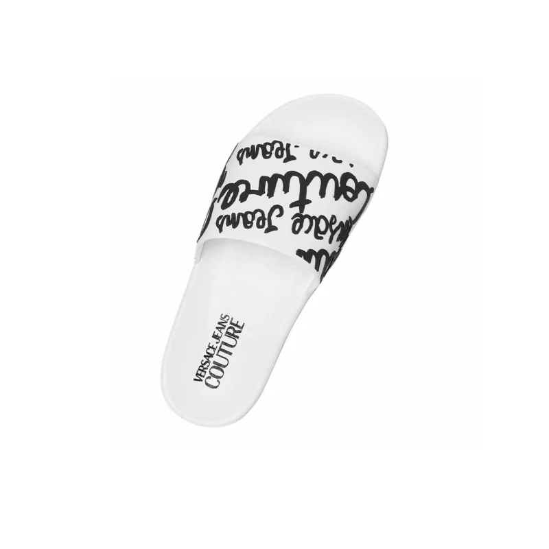 VERSACE JEANS COUTURE Slide Slippers Women's White-2