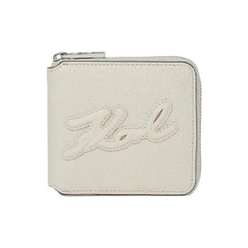 KARL LAGERFELD K/SKUARE Recycled Polyurethane Wallet Women's White