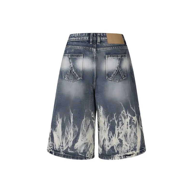 VERAF CA Denim Shorts Unisex Blue-1