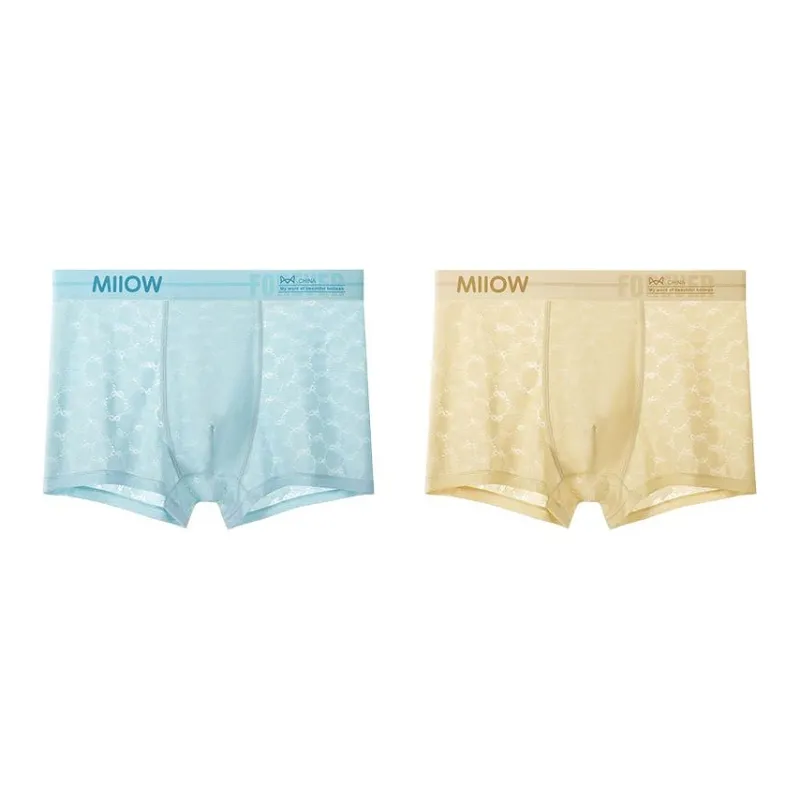 MIIOW Trendy Party Collection Cooling Summer Collection Underpants Men's Combo Set-0