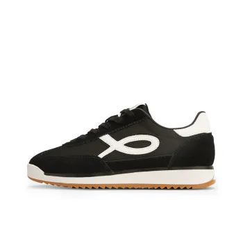 GLO BULL Slip Resistant, Breathable, Lightweight Low Top Casual Shoes Men's Black White