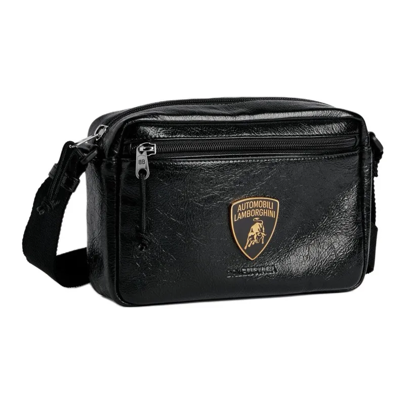 Balenciaga Explorer Sheepskin Crossbody Bag Men's Black-2