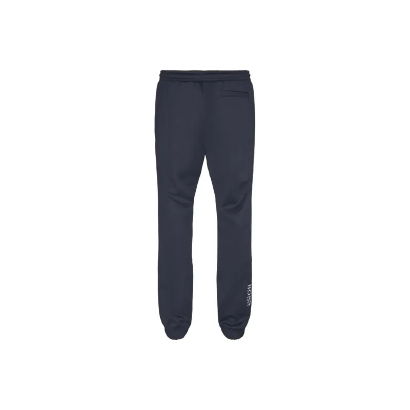 HUGO BOSS Knitted Sports Pants Men's Marine Blue-1